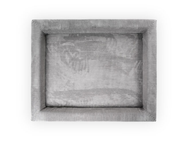 Hondenmand Ribbed Corduroy Rechthoek Grijs - Afbeelding 4