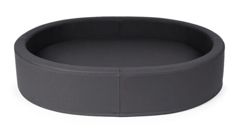Hondenmand Solatium Pu-Leer Antraciet