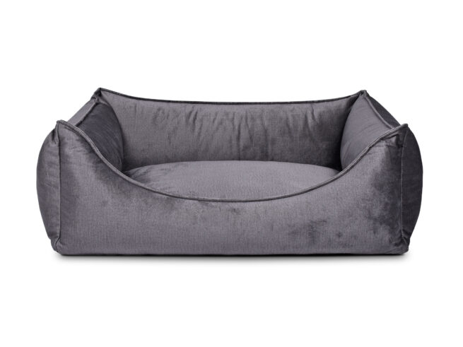 Hondenmand Glamour Velvet Antraciet - Afbeelding 2