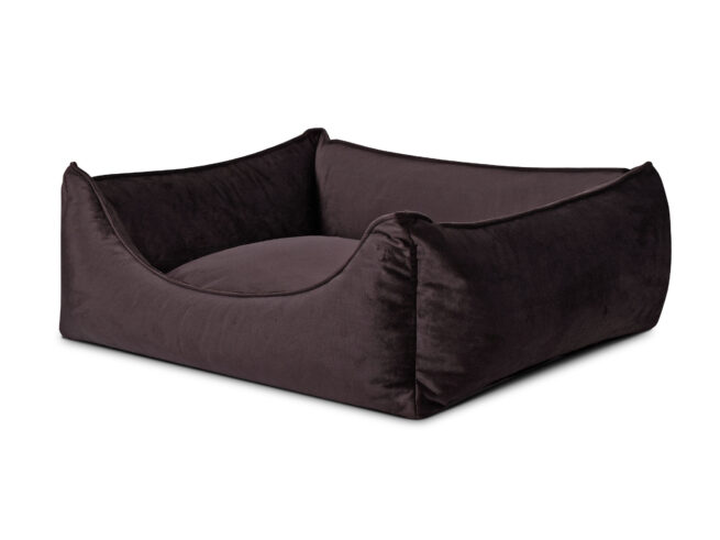Hondenmand Glamour Velvet Bruin - Afbeelding 3
