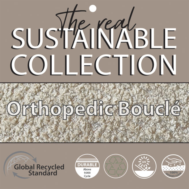 Orthopedische hondenmand Boucle Beige - Afbeelding 5