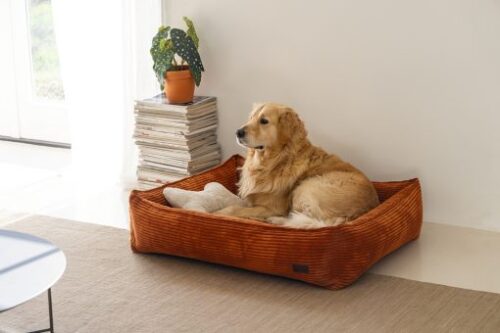 Hondenmand Designed By Lotte Ribbed Terracotta