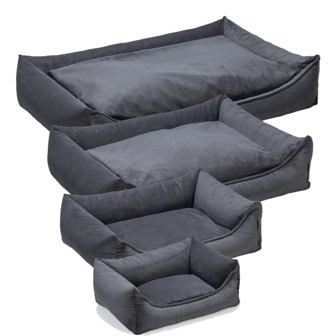 Beeztees Orthopedische hondenmand Veo Rib Donkergrijs - Afbeelding 2