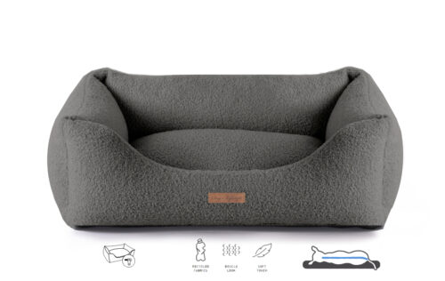 Dog's Lifestyle Hondenmand Boucle Antraciet
