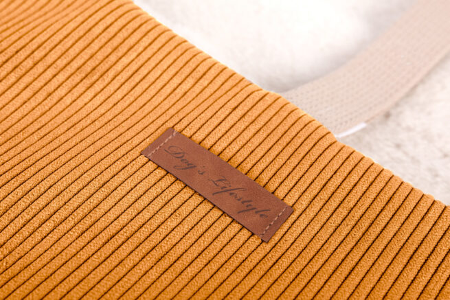 Benchmatras Hondenkleed Travelmat Ribbed Okergeel - Afbeelding 3