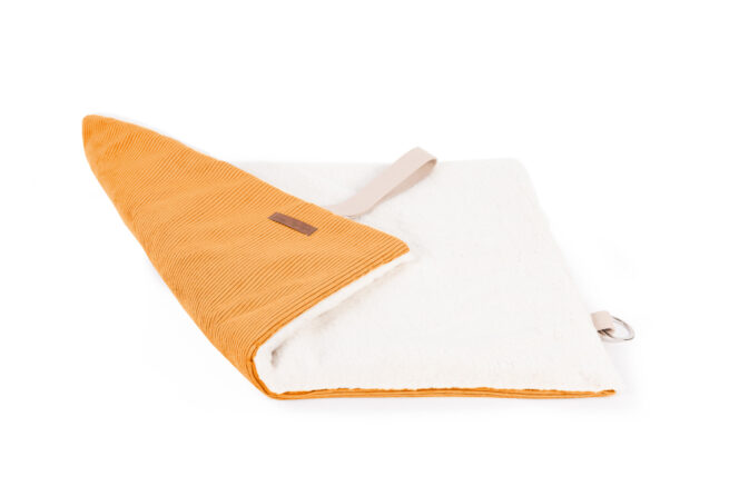 Benchmatras Hondenkleed Travelmat Ribbed Okergeel