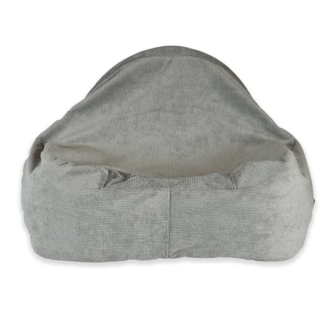 Kona Cave® Hondenmand Snuggle Cave Corduroy Grijs (pre-order) - Afbeelding 4