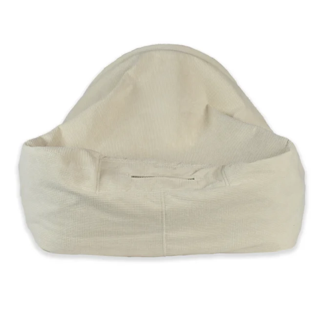 Kona Cave® Hondenmand Snuggle Cave Corduroy Beige (pre-order) - Afbeelding 3