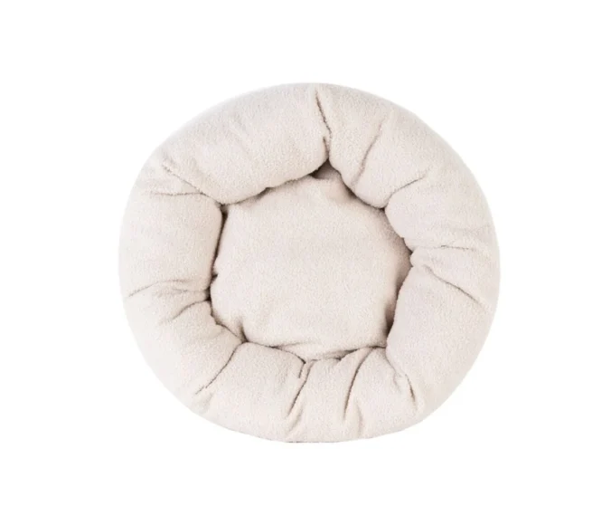 Donut Hondenmand Orthopedisch Boucle Ivory - Afbeelding 3
