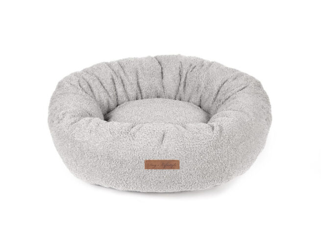 Donut Hondenmand Orthopedisch Boucle Grijs - Afbeelding 2