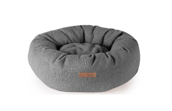 Donut Hondenmand Orthopedisch Boucle Antraciet - Afbeelding 2