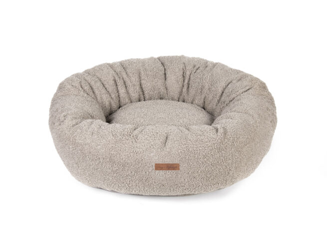 Donut Hondenmand Orthopedisch Boucle Taupe - Afbeelding 2