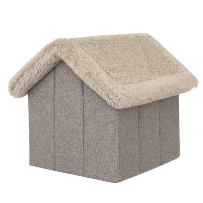 Hondenhuisje Supersoft Fluffy Deluxe Beige/Taupe - Afbeelding 4