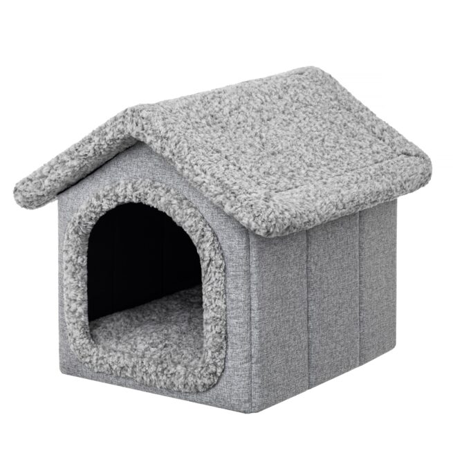 Hondenhuisje Supersoft Fluffy Deluxe Grijs - Afbeelding 3