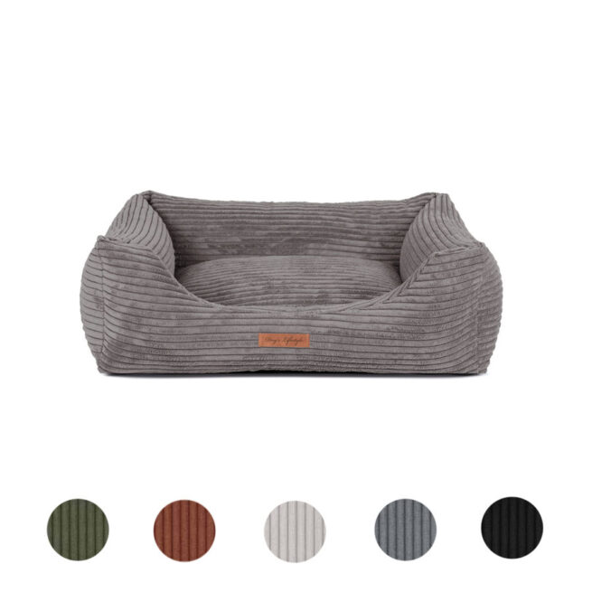 Hondenmand Ribbed Design Deluxe Antraciet - Afbeelding 3