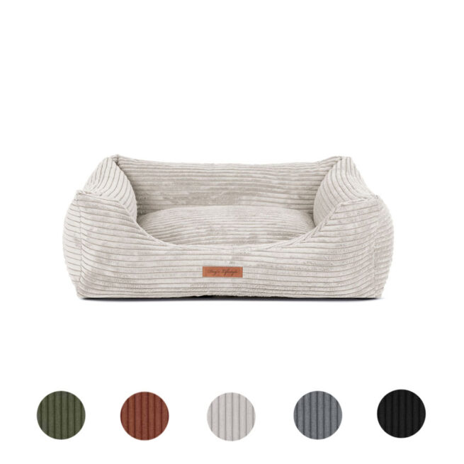 Hondenmand Ribbed Design Deluxe Grijs - Afbeelding 3