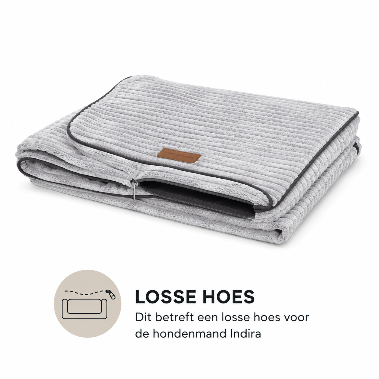 Dog's Lifestyle Hoes Hondenmand Rib Corduroy Hoes Hondenmand Rib Corduroy