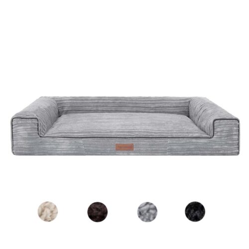 Hoes Hondenmand Lounge Bed Rib Corduroy