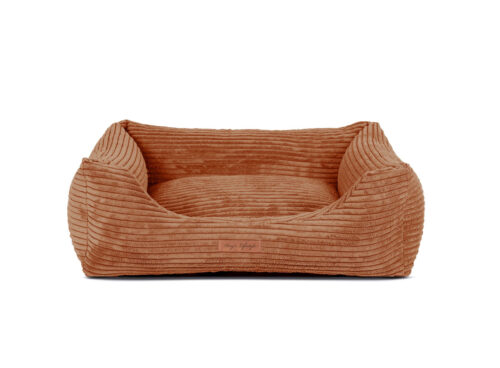 Hondenmand Ribbed Design Deluxe Terracotta