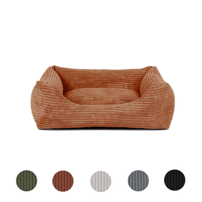 Hondenmand Ribbed Design Deluxe Terracotta - Afbeelding 3