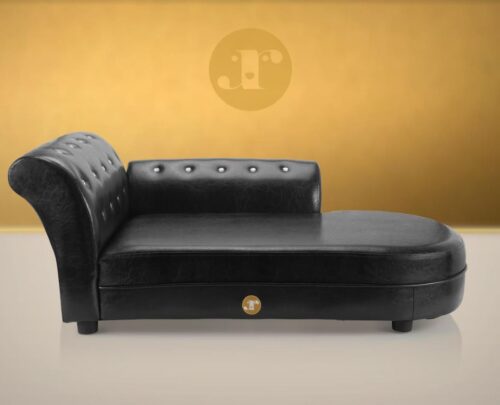 Hondensofa Chique Chaise Lounge Zwart