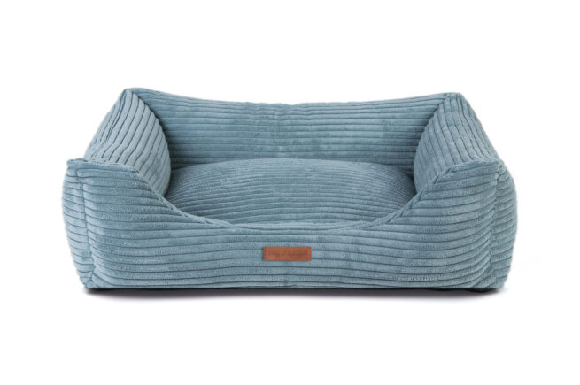 Orthopedische Hondenmand Ribbed Deluxe Petrol Blauw
