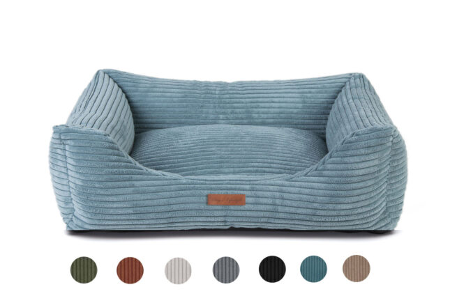 Orthopedische Hondenmand Ribbed Deluxe Petrol Blauw - Afbeelding 3