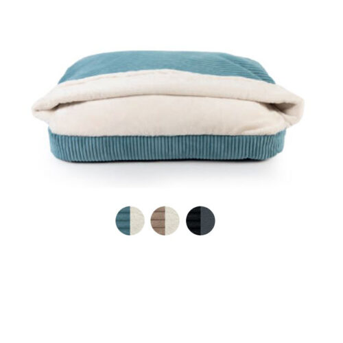 Snuggle Cave Hondenkussen Ribbed Petrol