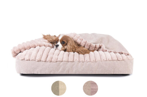 Snuggle Cave Hondenkussen Supersoft Glossy Oud Roze