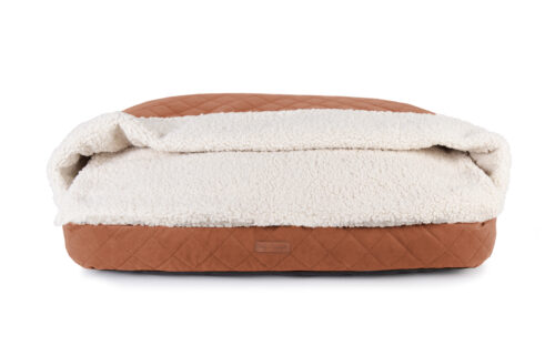Snuggle Cave Hondenkussen Supersoft Dolly Terracotta