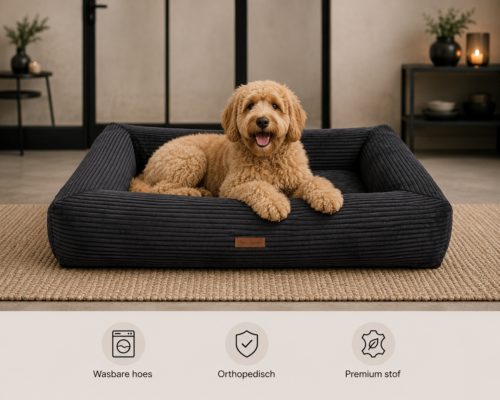 Dog's Lifestyle Orthopedische Hondenmand Ribbed Deluxe Rechthoek Zwart<div class="yasr-vv-stars-title-container"><div class='yasr-stars-title yasr-rater-stars'
id='yasr-visitor-votes-readonly-rater-30a3c682c2cb6'
data-rating='0'
data-rater-starsize='16'
data-rater-postid='215887'
data-rater-readonly='true'
data-readonly-attribute='true'
></div><span class='yasr-stars-title-average'>0 (0)</span></div> Orthopedische Hondenmand Ribbed Deluxe Rechthoek Zwart