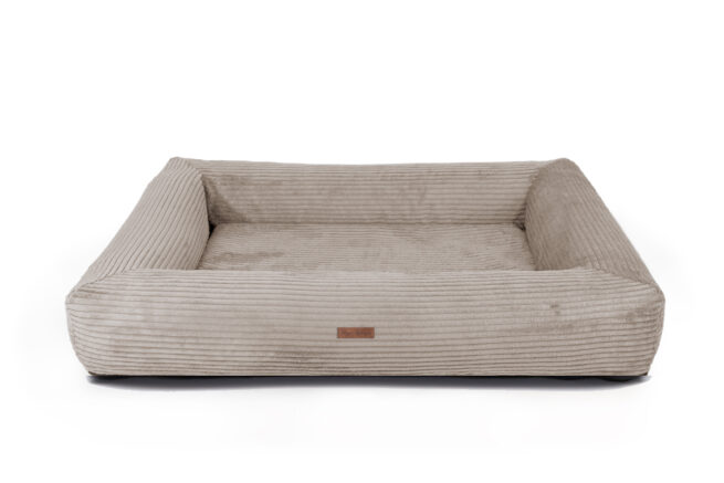 Orthopedische Hondenmand Ribbed Deluxe Rechthoek Taupe - Afbeelding 3