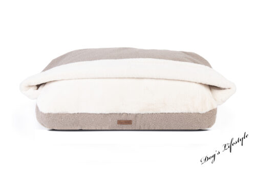 Snuggle Cave Hondenkussen Boucle Deluxe Taupe