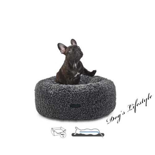 Orthopedische Donut Hondenmand Boucle Lex Antraciet