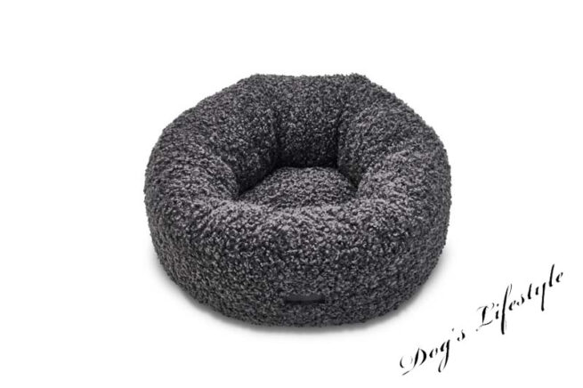 Orthopedische Donut Hondenmand Boucle Lex Antraciet - Afbeelding 3