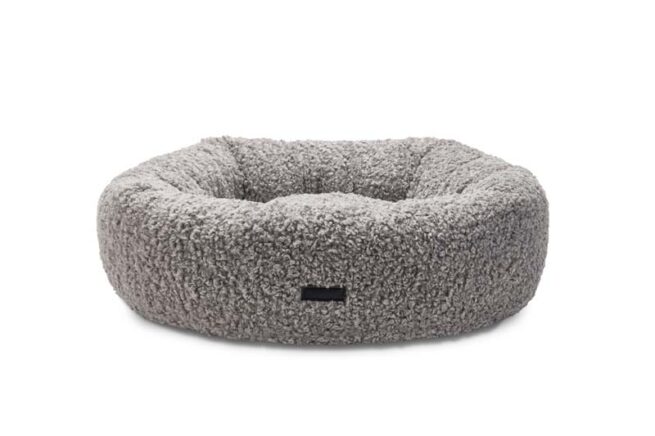 Orthopedische Donut Hondenmand Boucle Lex Grijs - Afbeelding 2