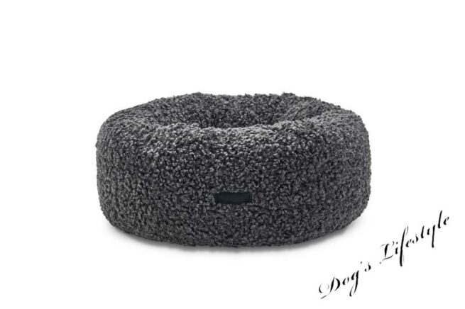 Orthopedische Donut Hondenmand Boucle Lex Antraciet - Afbeelding 2