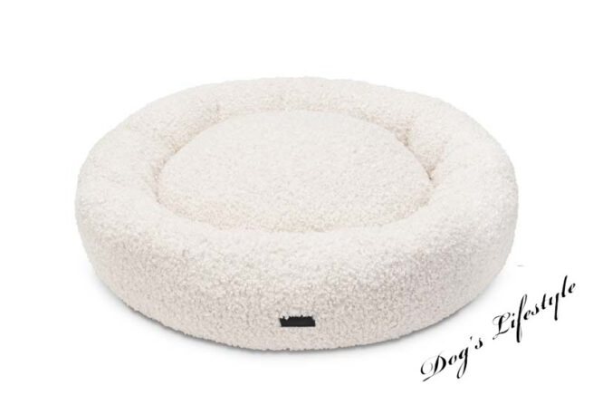 Orthopedische Hondenmand Donut Boucle Lex Ivoor - Afbeelding 4