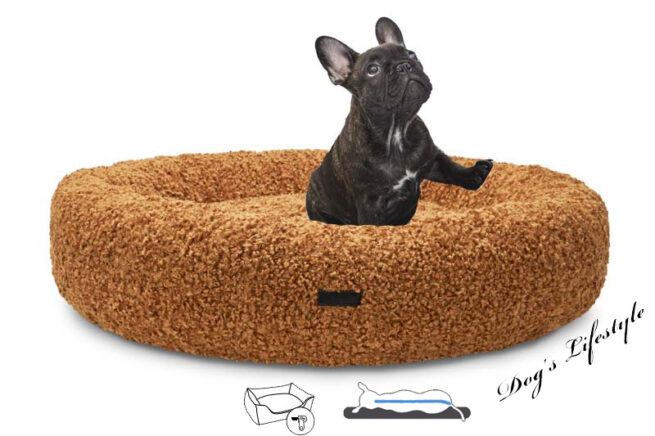 Orthopedische Hondenmand Donut Boucle Lex Terracotta - Afbeelding 2