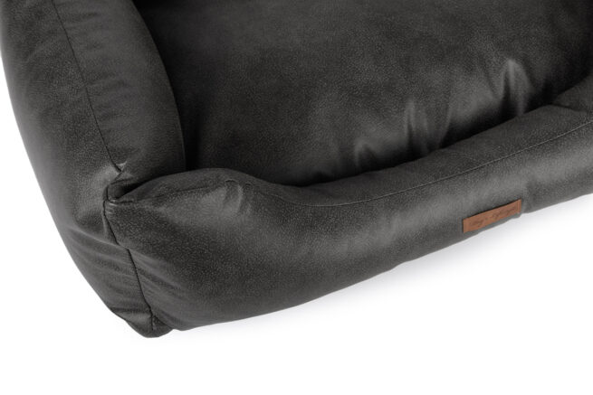 Orthopedische Hondenmand Lederlook Soft Antraciet - Afbeelding 7