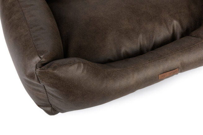 Orthopedische Hondenmand Lederlook Soft Bruin - Afbeelding 7