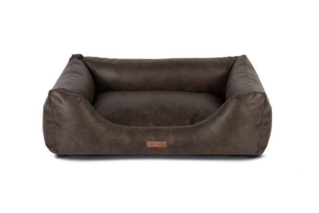 Orthopedische Hondenmand Lederlook Soft Bruin - Afbeelding 5
