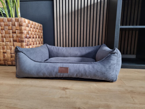 Orthopedische Hondenmand Ribbed Actie Antraciet
