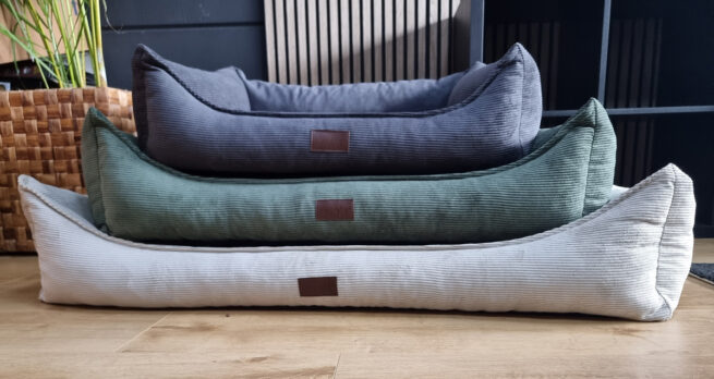 Orthopedische Hondenmand Actie Ribbed Lichtrijs - Afbeelding 2