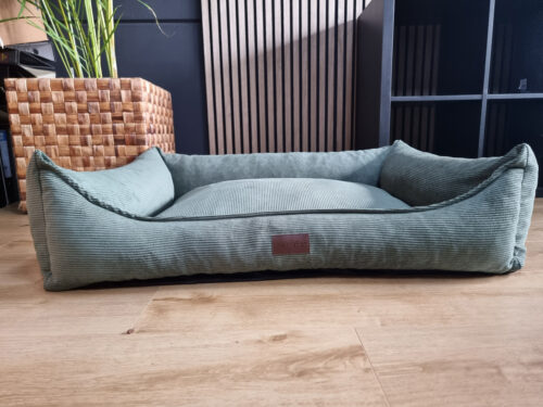 Orthopedische Hondenmand Actie Ribbed Mosgroen