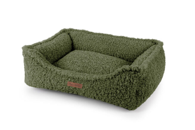 Hondenmand Boucle Snuggle Premium Mosgroen *Pre-Order