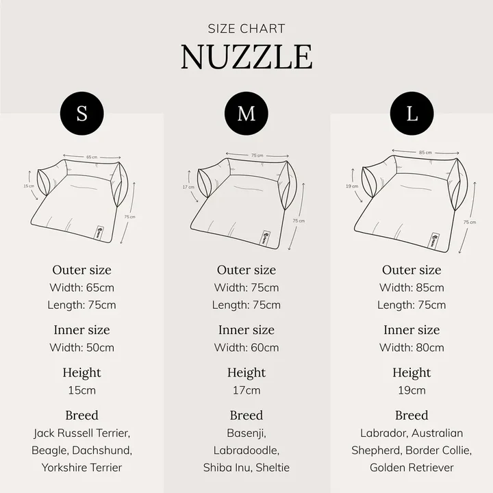 Bankbeschermer Bankbeschermer Hond Nuzzle 3 kleuren Bankbeschermer Hond Nuzzle 3 kleuren - Afbeelding 7