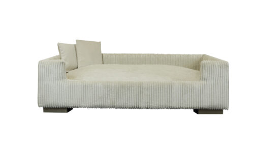 Hondenbank Ribbed Crème