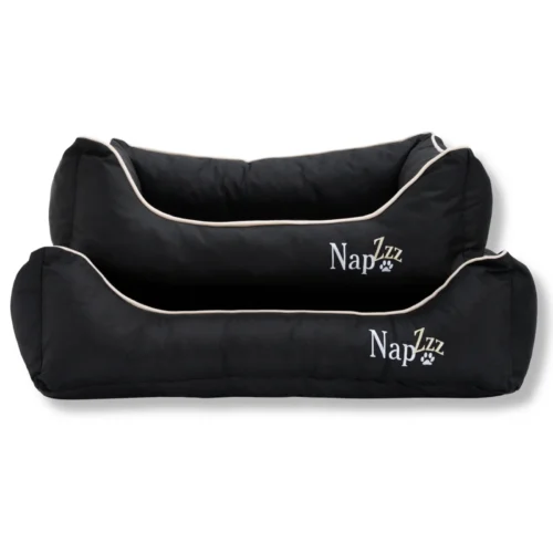 Grote hondenmand Hondenbed Surplus Rotan Bed Hondenmand Napzz Divan Oxford Zwart