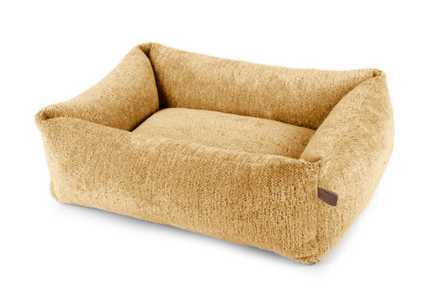 Hondenmand Ibiza Okergeel